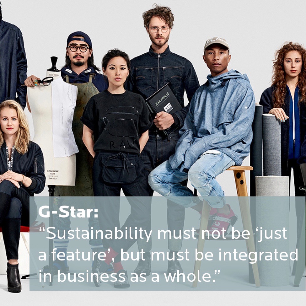 Positive impact creator G-Star is working on a sustainable fashion chain.